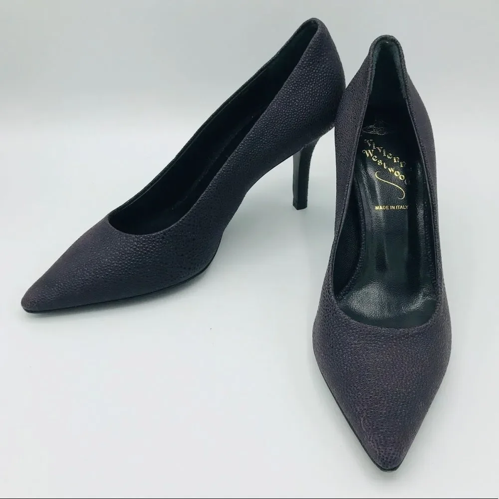 NIB VIVIENNE WESTWOOD PURPLE PUMPS - Picture 9 of 9